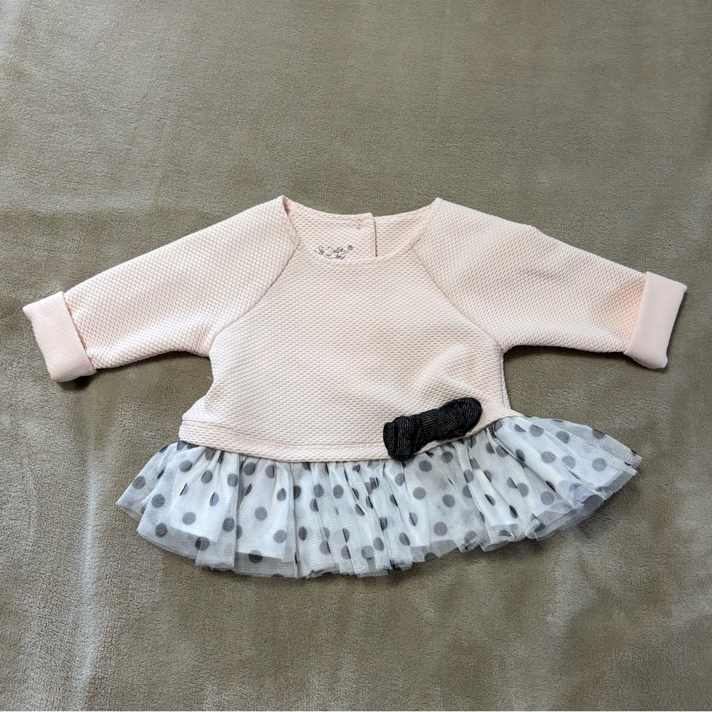 Pippa & Julie Soft Pink Baby Dress‎